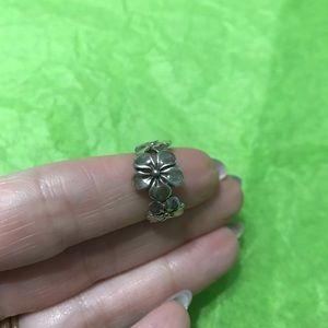 Posy sterling silver ring size 6